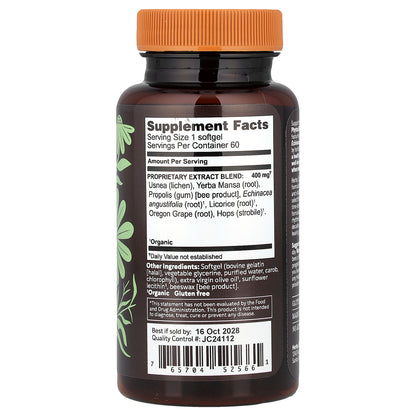 Herbs Etc., Phytocillin®, 60 Softgels (400 mg per Softgel)