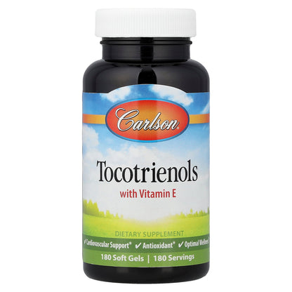 Carlson, Tocotrienols with Vitamin E, 180 Soft Gels