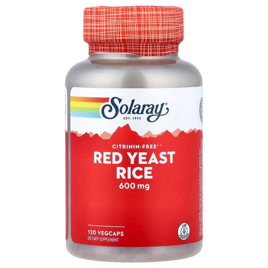 Solaray, Red Yeast Rice, 600 mg, 120 VegCaps