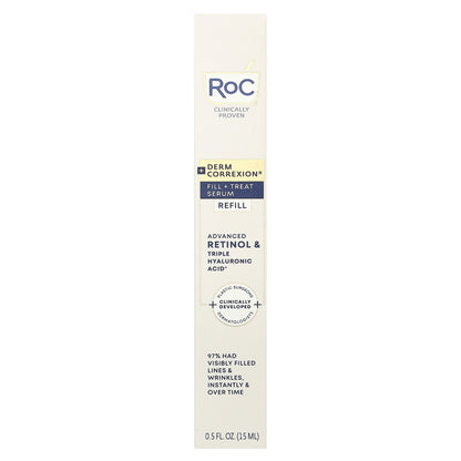 RoC, Derm Correxion®, Fill + Treat Serum, Refill, 0.5 fl oz (15 ml)