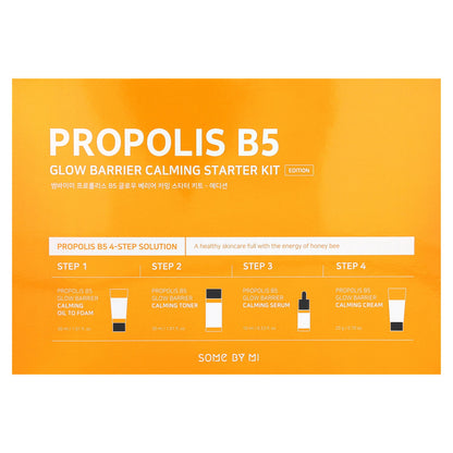 SOME BY MI, Propolis B5, Glow Barrier Calming Starter Kit, 4 Piece Kit