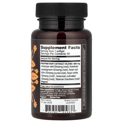 Herbs Etc., Ultimate Ginseng™, 30 Softgels