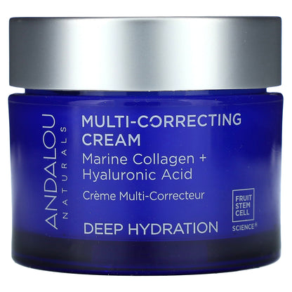 Andalou Naturals, Deep Hydration, Multi-Correcting Cream, 1.7 fl oz (50 ml)