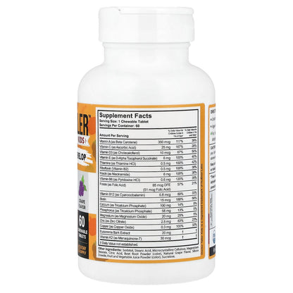 NuBest, Doctor Taller™, For Kids Ages 2-9 Years, Grape, 60 Chewable Tablets