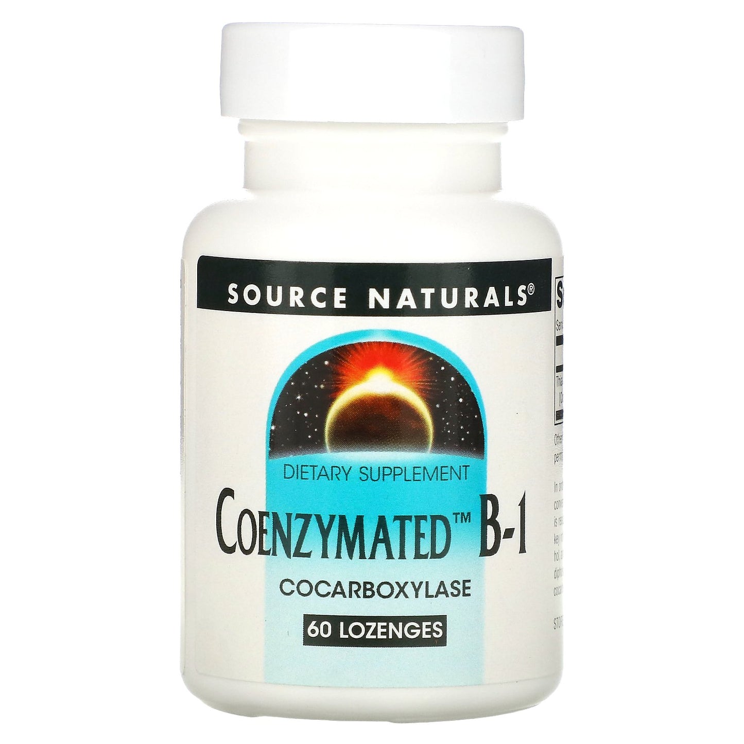 Source Naturals, Coenzymated B-1, 60 Lozenges