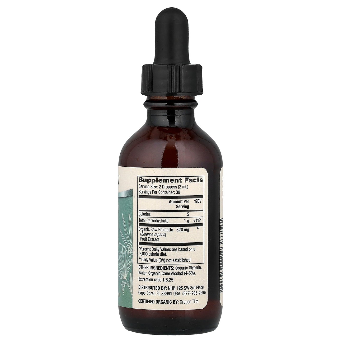 Dr. Mercola, Organic Saw Palmetto Liquid Drops, 2 fl oz (60 ml)
