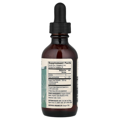 Dr. Mercola, Organic Saw Palmetto Liquid Drops, 2 fl oz (60 ml)