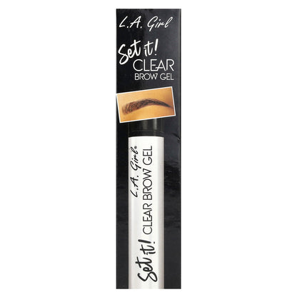 L.A. Girl, Set it! Clear Brow Gel, GBG390 Clear, 0.08 fl oz (2.5 ml)