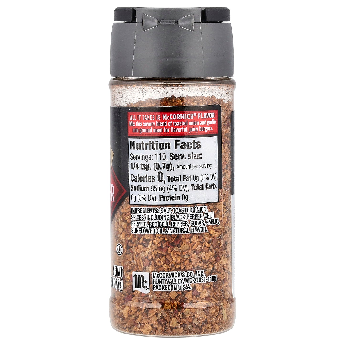 McCormick Grill Mates, Hamburger Seasoning, 2.75 oz (77 g)