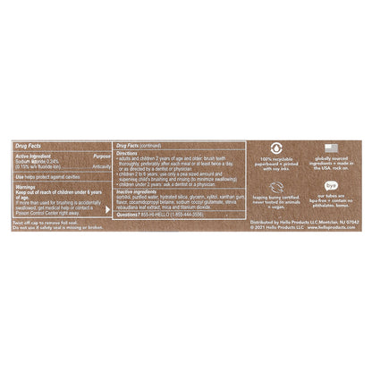 Hello, Kids, Fluoride Toothpaste, Dragon Dazzle, Ages 2+, Blue Raspberry, 4.2 oz (119 g)