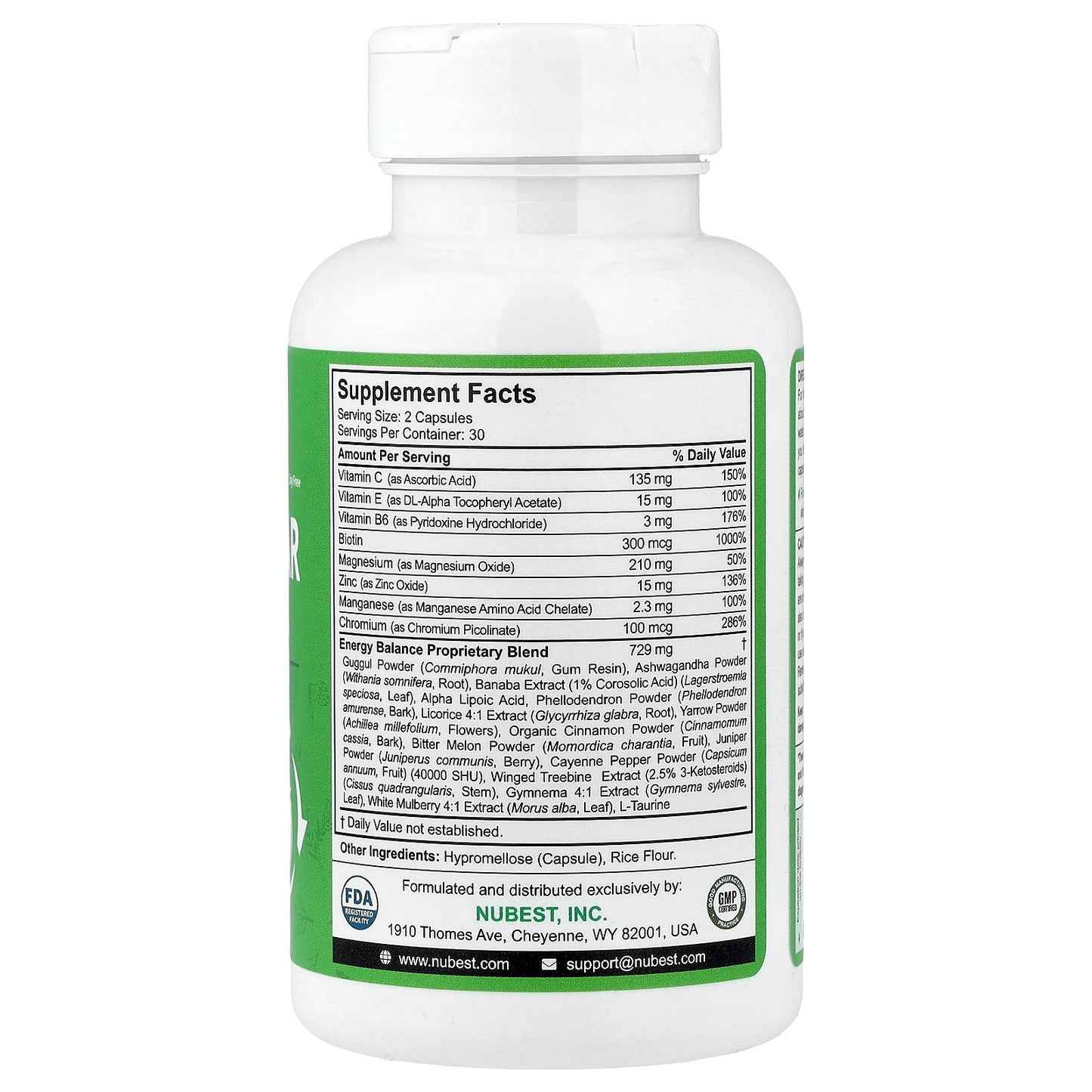 NuBest, Blood Sugar, 60 Vegetarian Capsules