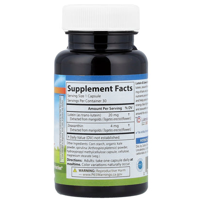 Carlson, Lutein & Greens , 30 Vegetarian Capsules