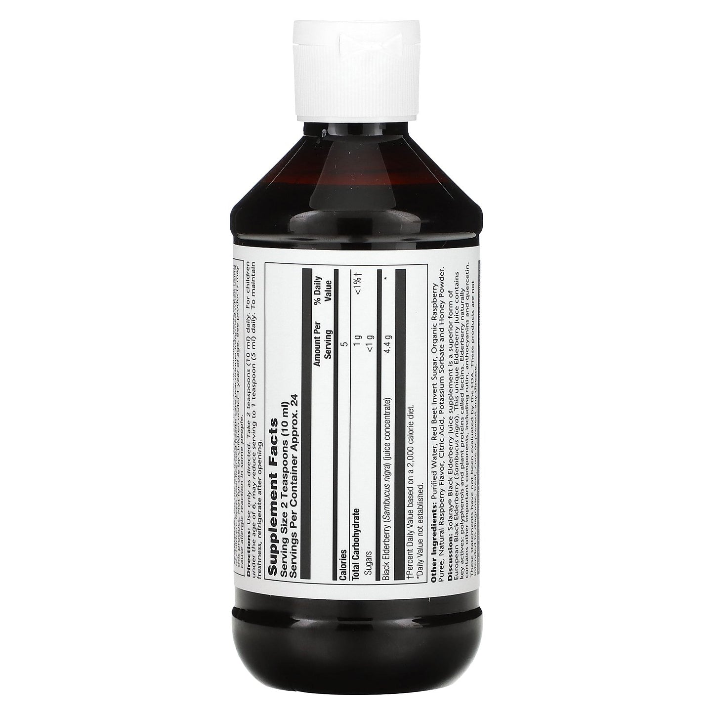 Solaray, Liquid Black Elderberry with SambuActin, 8 fl oz (240 ml)