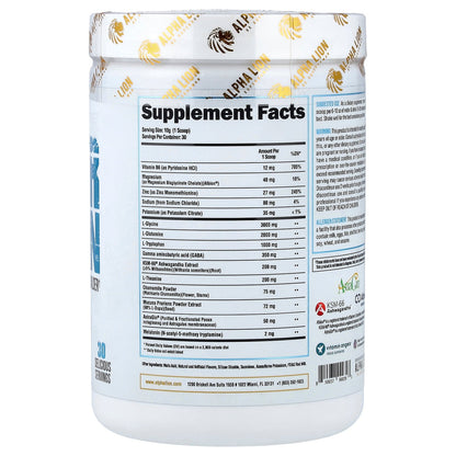 ALPHA LION, SuperHuman Sleep, Tropical Terminator, Fruit Punch, 10.56 oz (299 g)