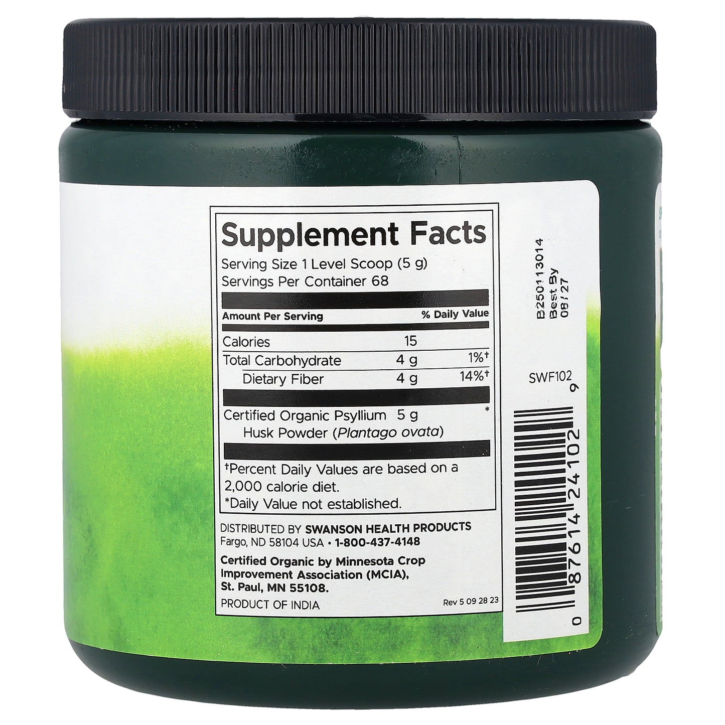 Swanson, Psyllium Husk Powder, 12 oz (340 g)