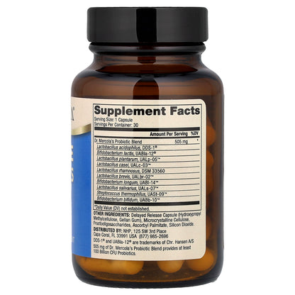 Dr. Mercola, Complete Probiotics, 100 Billion CFU, 30 Capsules