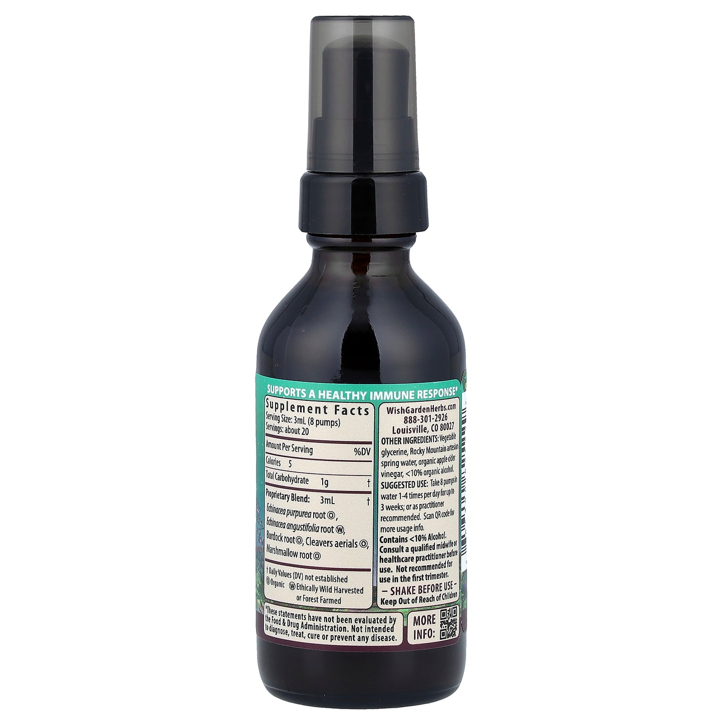 WishGarden Herbs, Immune™ Boost, Pregnancy, 2 fl oz (59 ml)