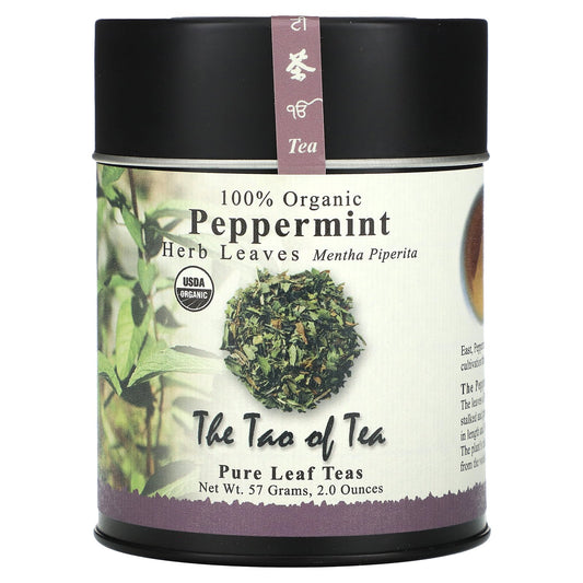 The Tao of Tea, 100% Organic Herb Leaves, Peppermint, 2 oz (57 g)