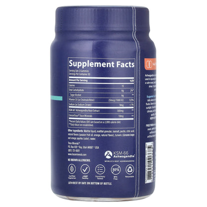 Trace, Ashwagandha Adaptogen Gummies, Passion Fruit Orange, 60 Gummies
