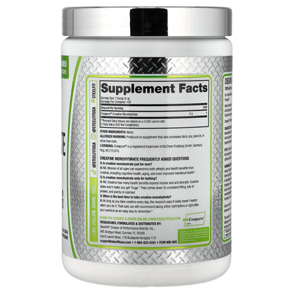 SteelFit, Creatine Monohydrate, Unflavored, 17.6 oz (500 g)