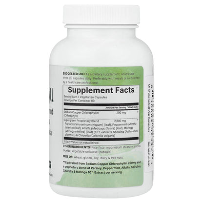 Micro Ingredients, Chlorophyll, 240 Vegetarian Capsules