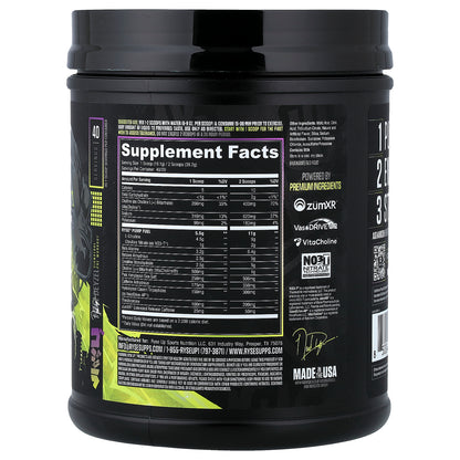 RYSE, Godzilla, Pre-Workout, Blackberry Lemonade, 1.7 lbs (764 g)