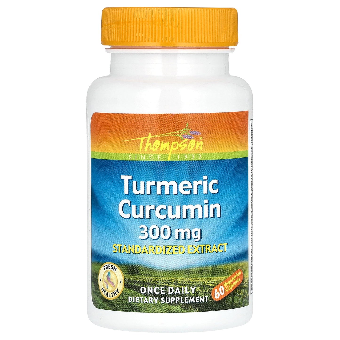 Thompson, Turmeric Curcumin, 300 mg, 60 Vegetarian Capsules