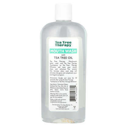 Tea Tree Therapy, Mouthwash with Tea Tree Oil, Alcohol Free, Natural Fresh, 12 fl oz (354 ml)