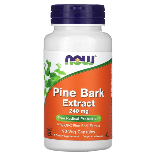 NOW Foods, Pine Bark Extract, 240 mg, 90 Veg Capsules