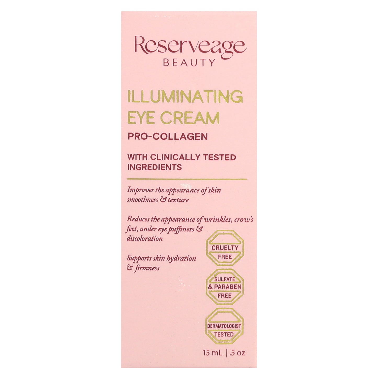 Reserveage Beauty, Illuminating Eye Cream, 0.5 oz (15 ml)