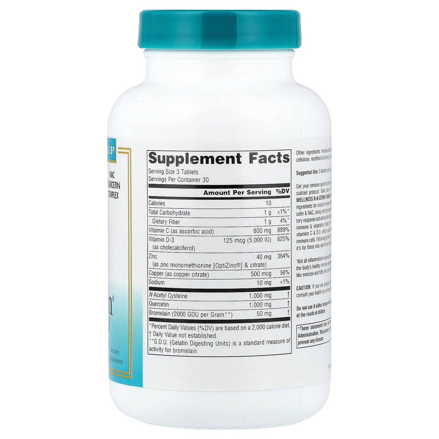 Source Naturals, Wellness N-A-Cetin®, 90 Tablets