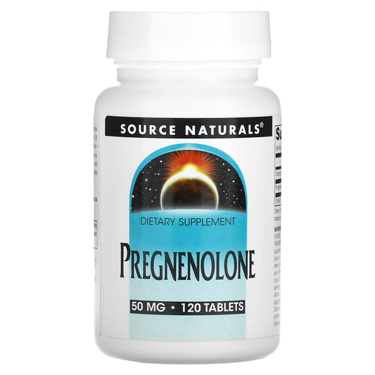 Source Naturals, Pregnenolone, 50 mg, 120 Tablets