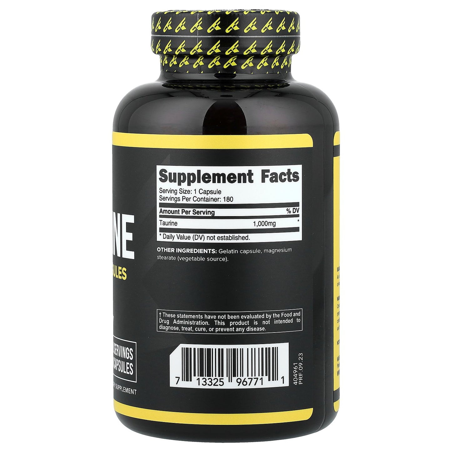 Primaforce, Taurine, 1,000 mg, 180 Capsules