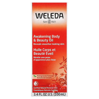 Weleda, Awakening Body & Beauty Oil, 3.4 fl oz (100 ml)