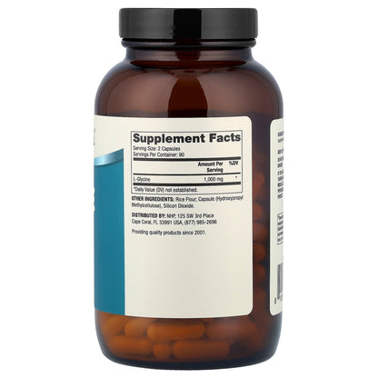 Dr. Mercola, L-Glycine, 180 Capsules (500 mg per Capsule)