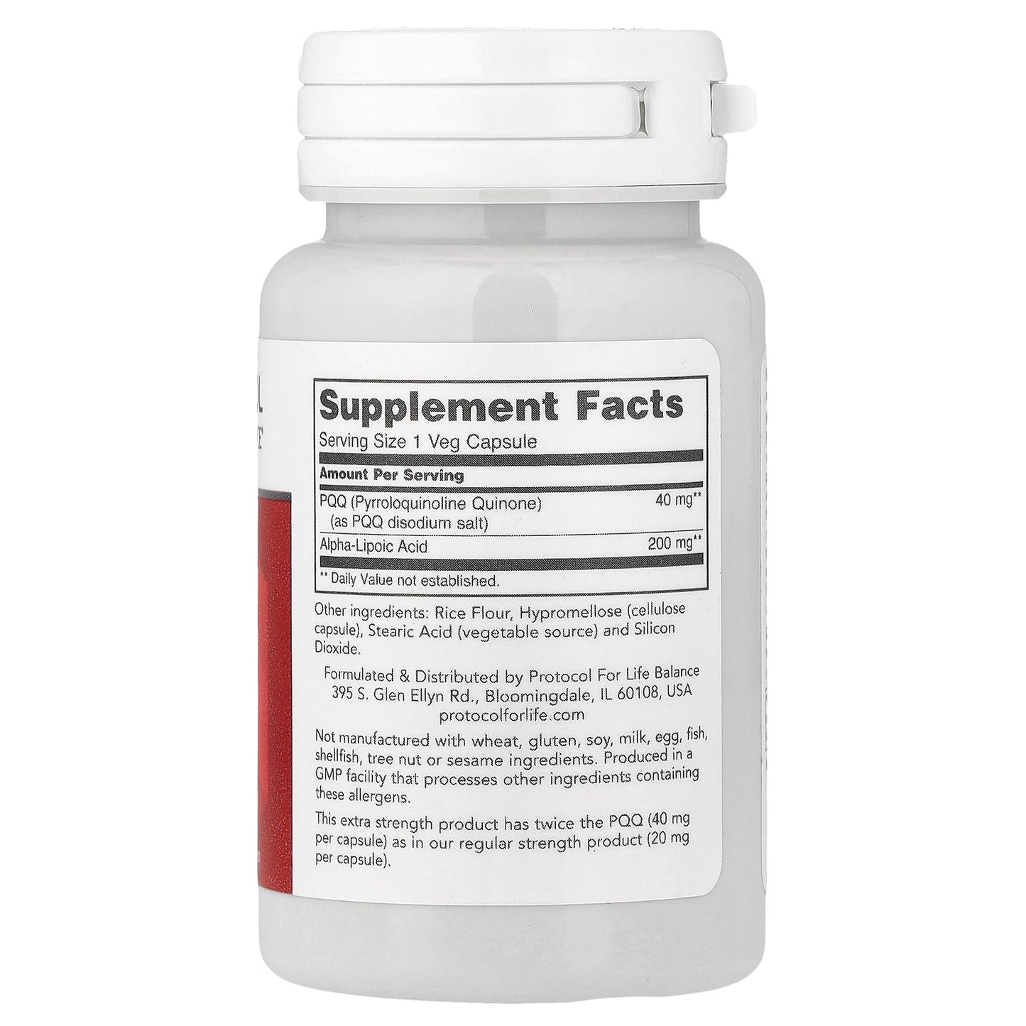 Protocol for Life Balance, PQQ, 50 Veg Capsules