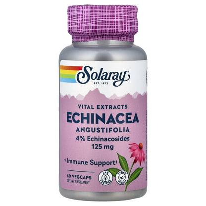 Solaray, Vital Extracts, Echinacea Angustifolia, 60 VegCaps