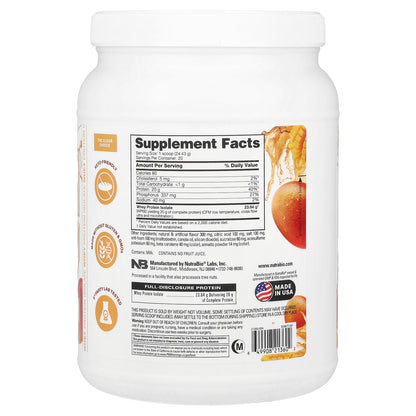 NutraBio, Performance, Clear Protein, Mango Mist, 1.1 lb (489 g)