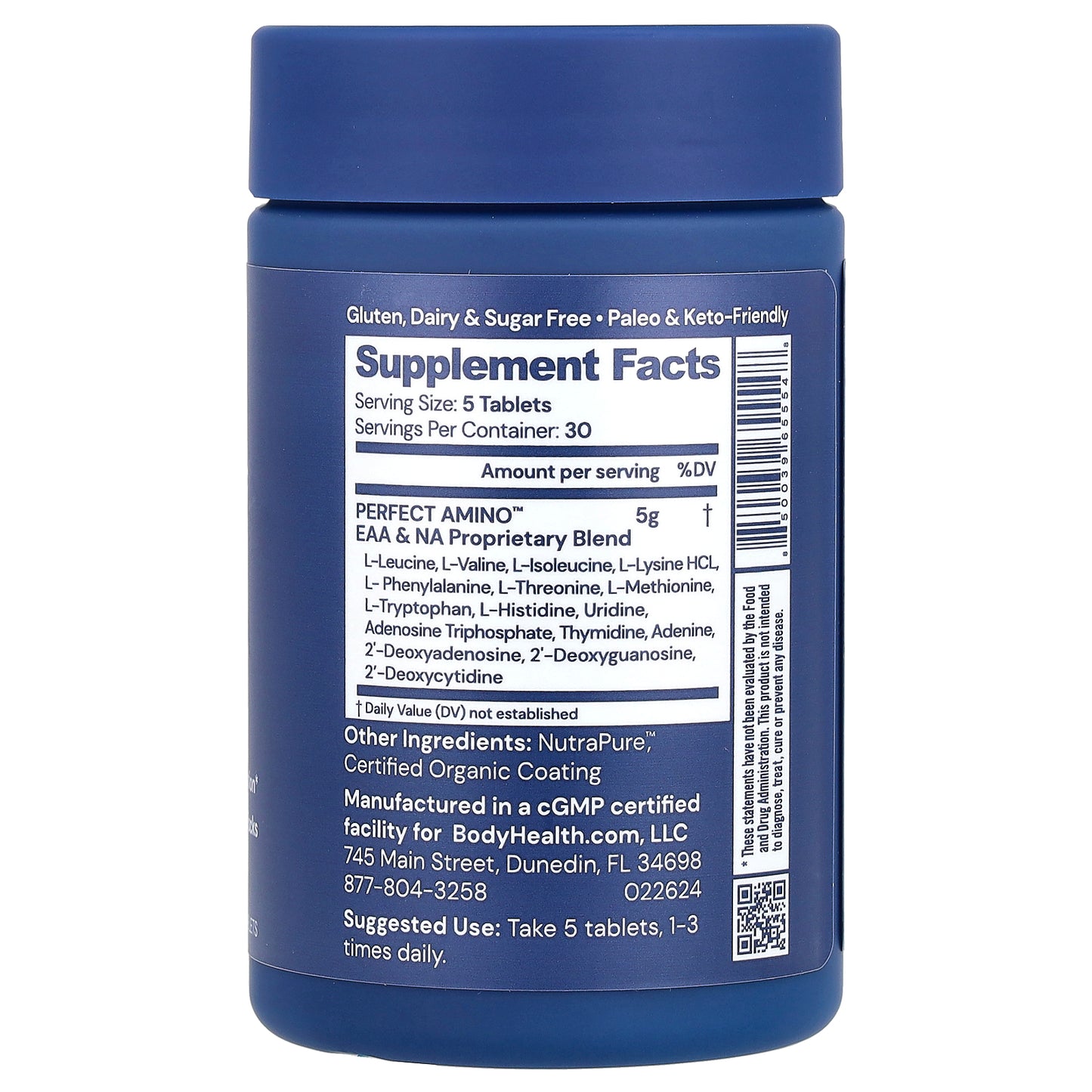 BodyHealth, Perfect Amino™, 150 Coated Tablets