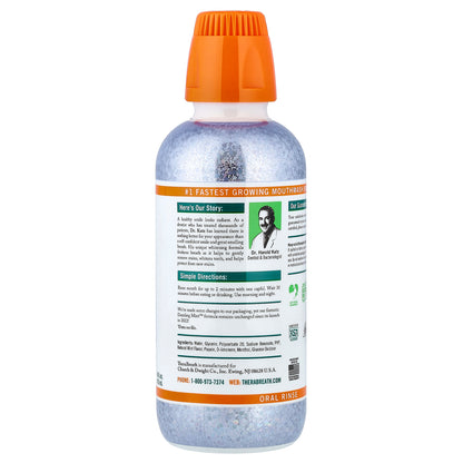 TheraBreath, Whitening Fresh Breath Oral Rinse, Dazzling Mint, 16 fl oz (473 ml)