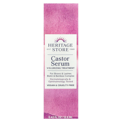 Heritage Store, Castor Serum, 0.42 fl oz (12.5 ml)