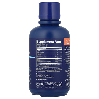 Trace, Liquid Zinc + Quercetin, Orange Mango, 16 fl oz (473 ml)