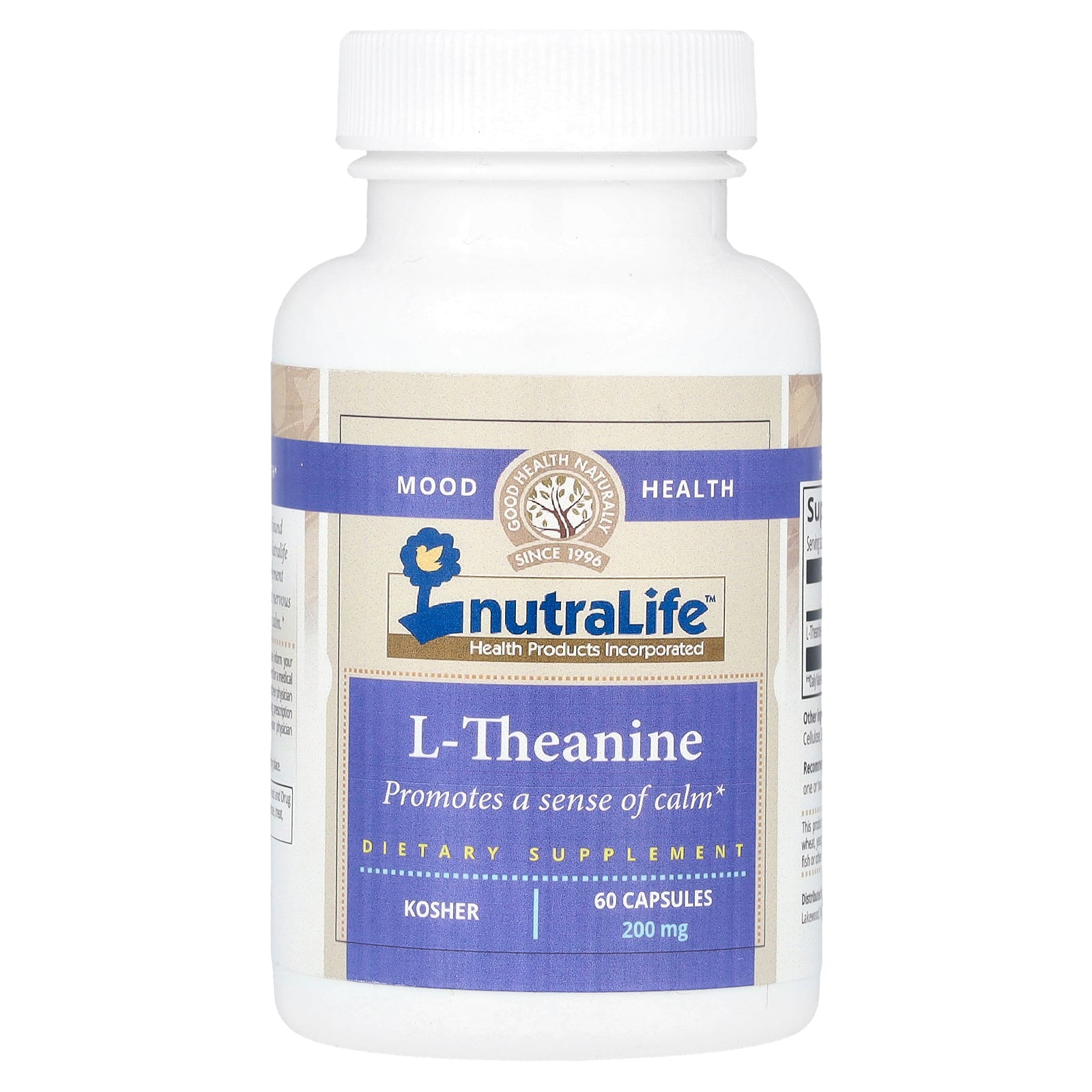 NutraLife, L-Theanine, 200 mg, 60 Capsules