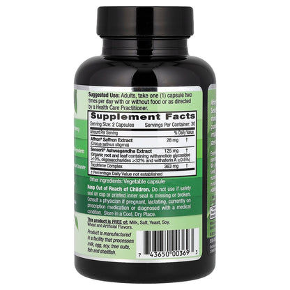 Emerald Laboratories, Elevated Mood with Affron® Saffron Extract, 60 Vegetable Caps