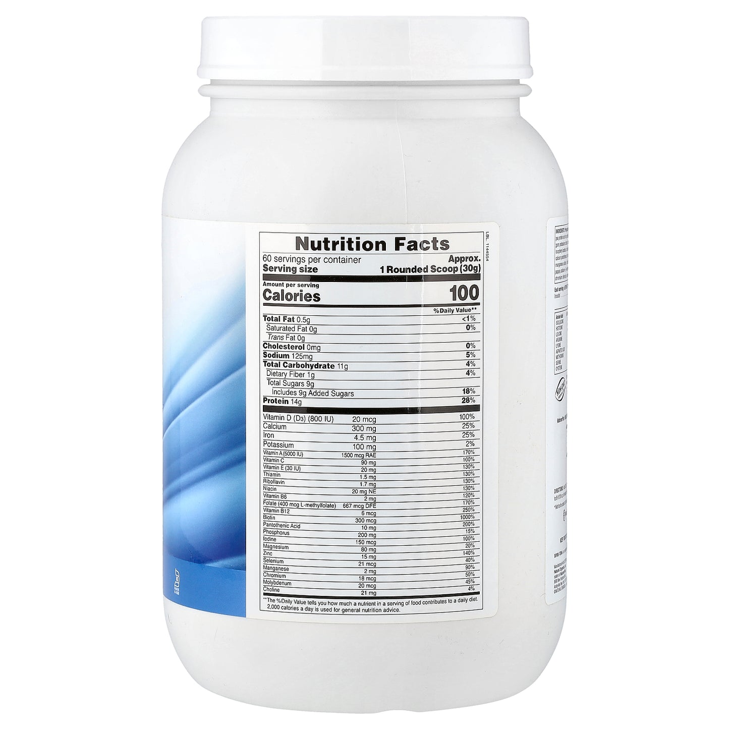 NaturesPlus, Spiru-Tein®, Protein Powder Meal, Vanilla, 4 lbs (1,800 g)