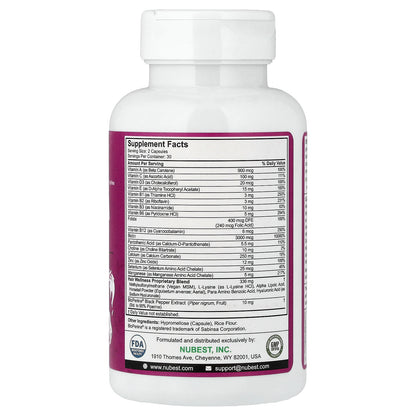 NuBest, Hair Xtra, 60 Vegetarian Capsules