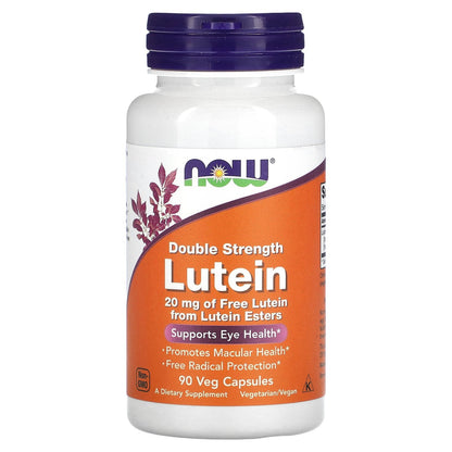 NOW Foods, Lutein, 20 mg, 90 Veg Capsules
