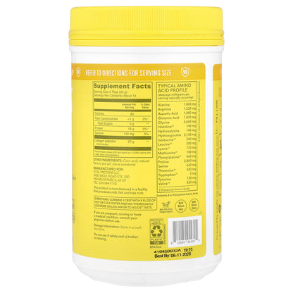 Vital Proteins, Collagen Peptides, Lemon, 11 oz (313 g)