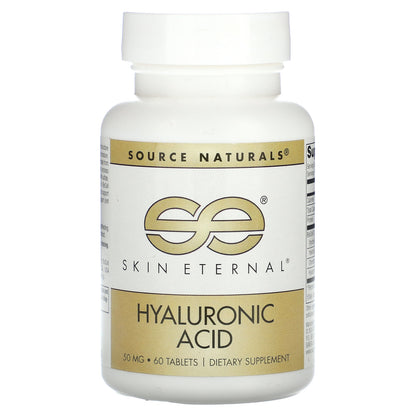 Source Naturals, Skin Eternal, Hyaluronic Acid, 50 mg, 60 Tablets