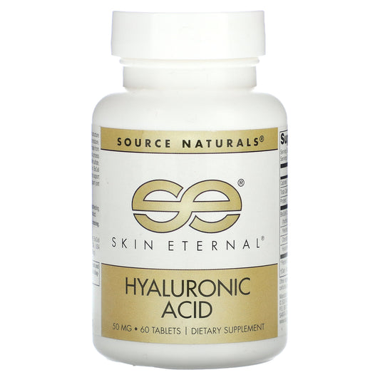 Source Naturals, Skin Eternal, Hyaluronic Acid, 50 mg, 60 Tablets